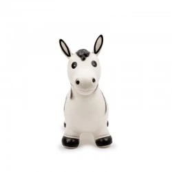 Small Foot Zebra, jumping, rubber, 57 x 27 x 50 cm