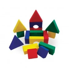Nowa Szkola Bricks, sensory, different shapes, 32 pieces