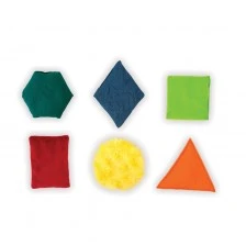 Nowa Szkola Sensory bags Geometric figures, 6 pieces