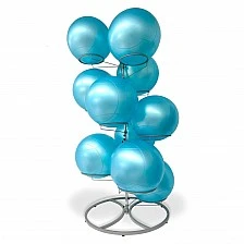 Стойка за фитнес топки 10 броя, подова стойка