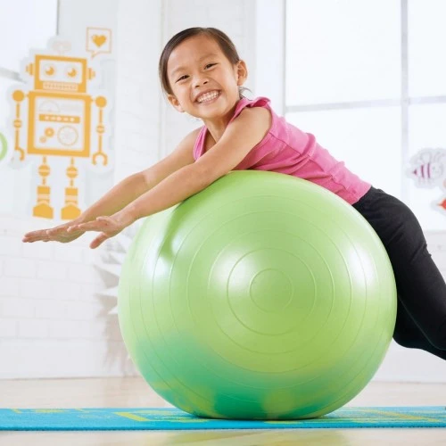 Фитнес топка Gymnic Plus 65см BRQ, зелен