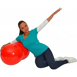 Фитнес топка фъстък Physio Roll 40 см