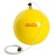 Sport ball f20cm - yellow with elastic band