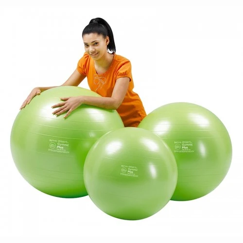 Фитнес топка Gymnic Plus 65см BRQ, зелен