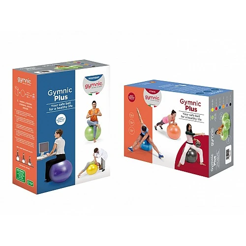 Фитнес топка Gymnic Plus 75смBRQ, жълт