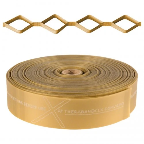 CLX лента с 11 примки Thera Band Consecutive Loops –  22м златна