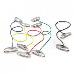 Ελαστικό σχοινί με εύκαμπτες λαβές σούπερ βαρύ - γκρι