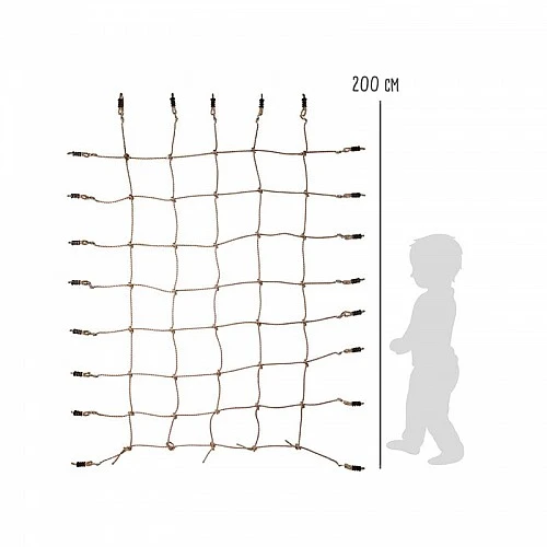 Small Foot Мрежа за катерене, детска, 200 х 150 cm