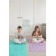 Yoga mat for children 61 x 150 cm, Purple