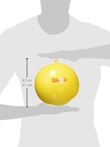 Sport ball f20cm - yellow with elastic band