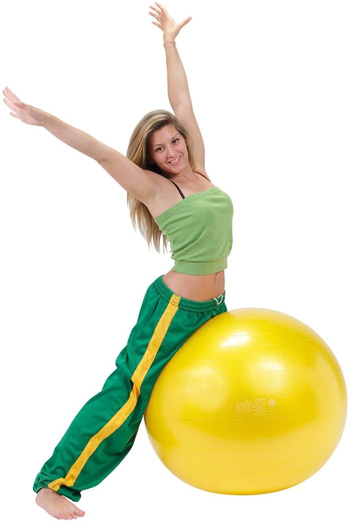 Fitness ball Gymnic Plus 75cmBRQ, yellow