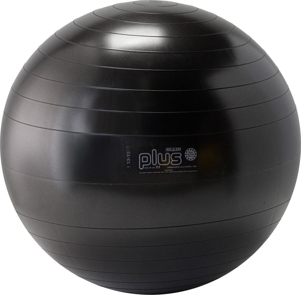 Fitness ball Plus 65cm BRQ black anthracite