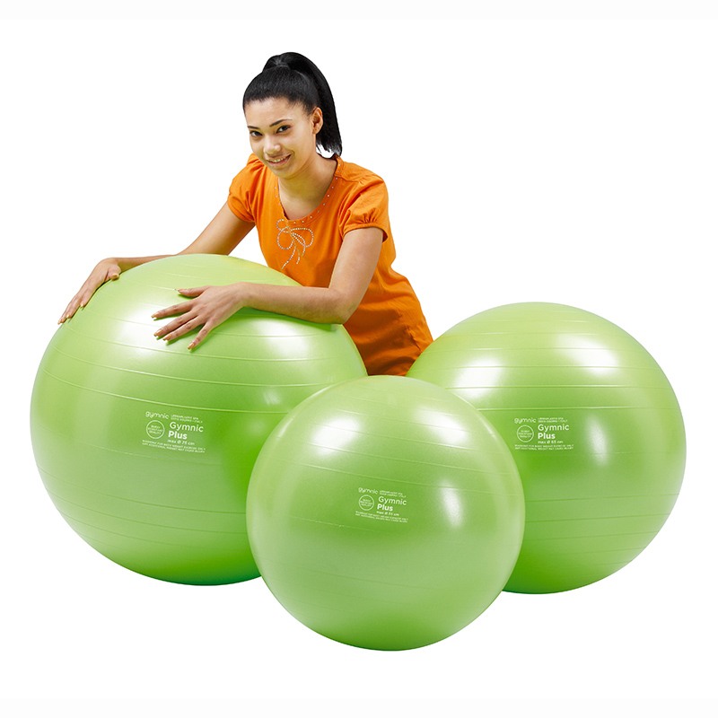 Фитнес топка Gymnic Plus 65см BRQ, зелен