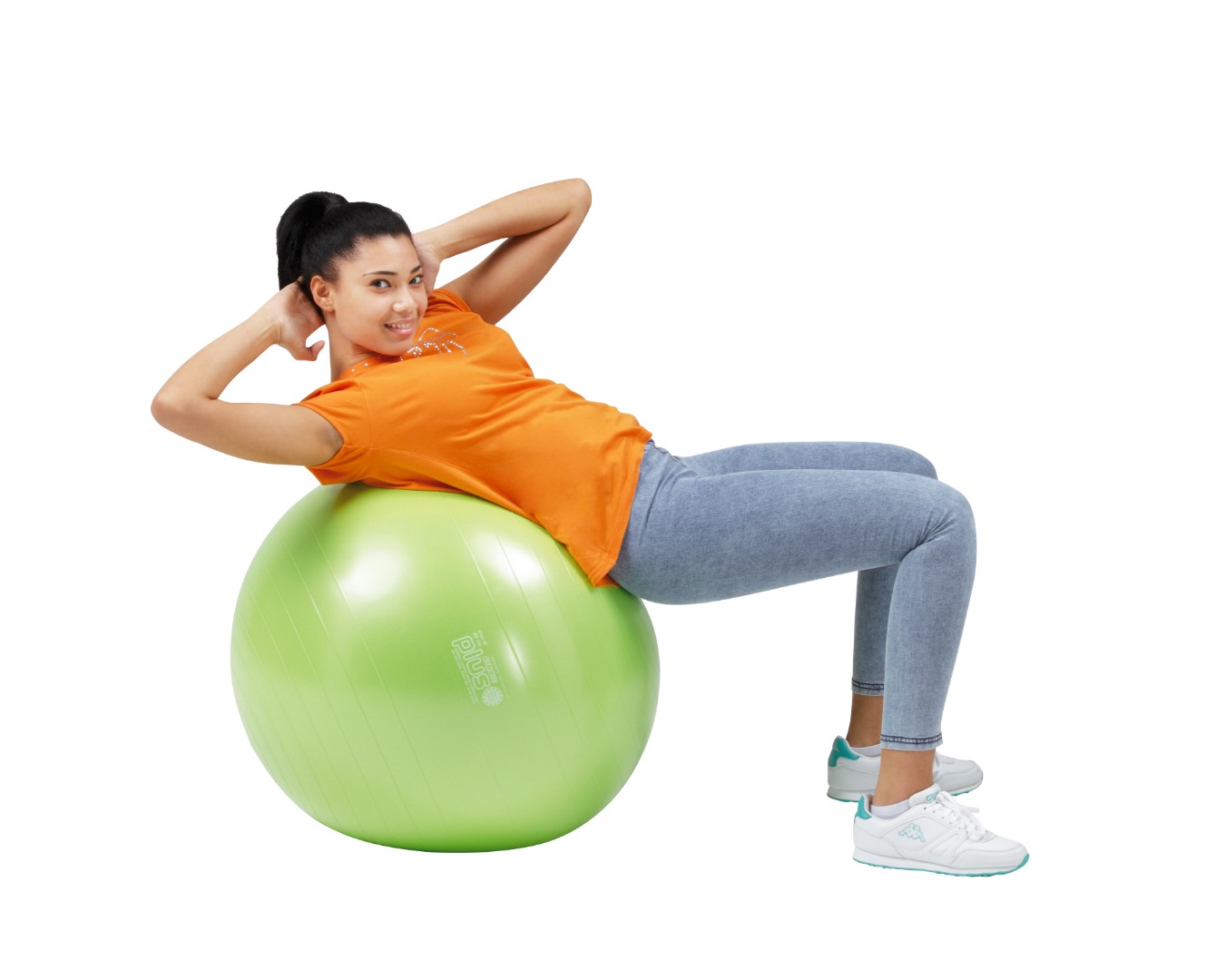 Фитнес топка Gymnic Plus 65см BRQ, зелен