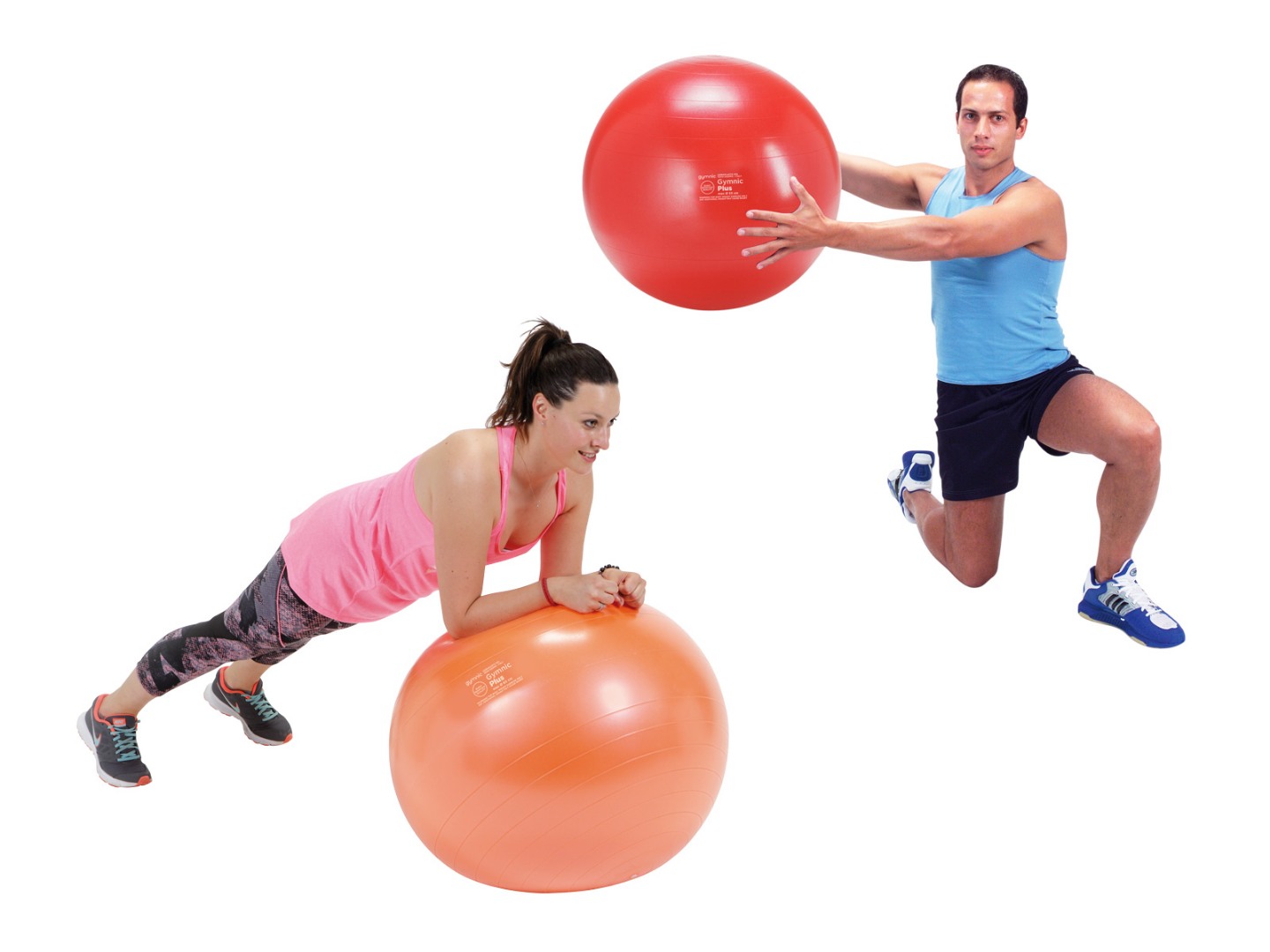 Fitness ball Gymnic Plus 75cmBRQ, yellow