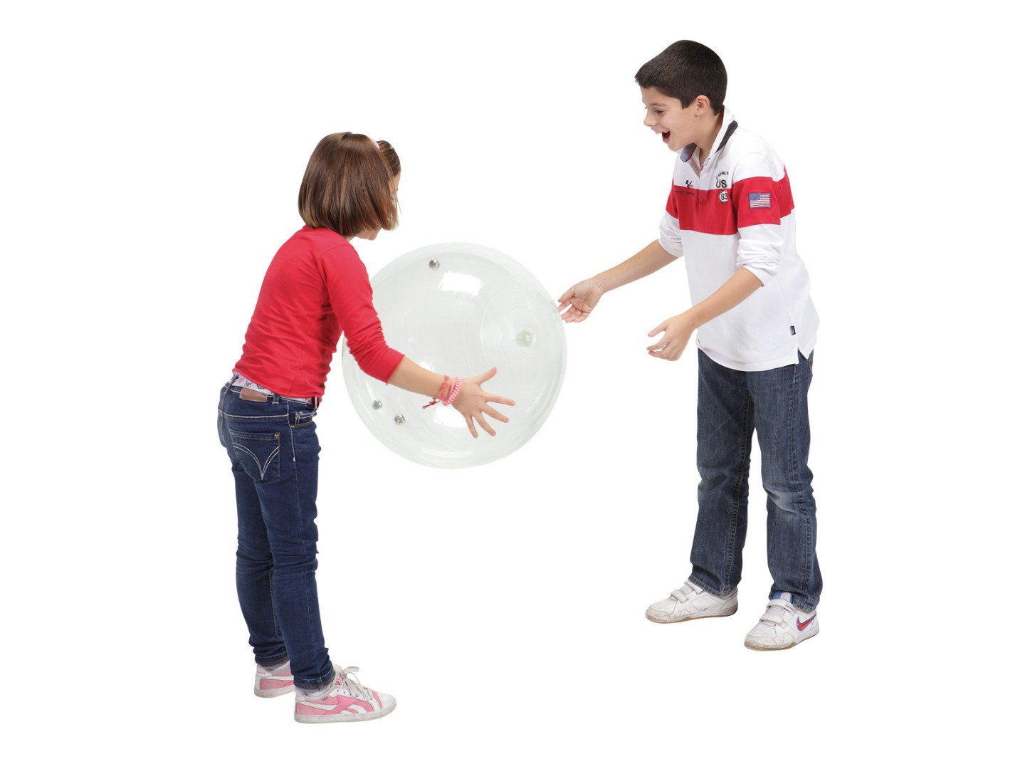 Transparent ball with bells Jinglin Ball, F50cm