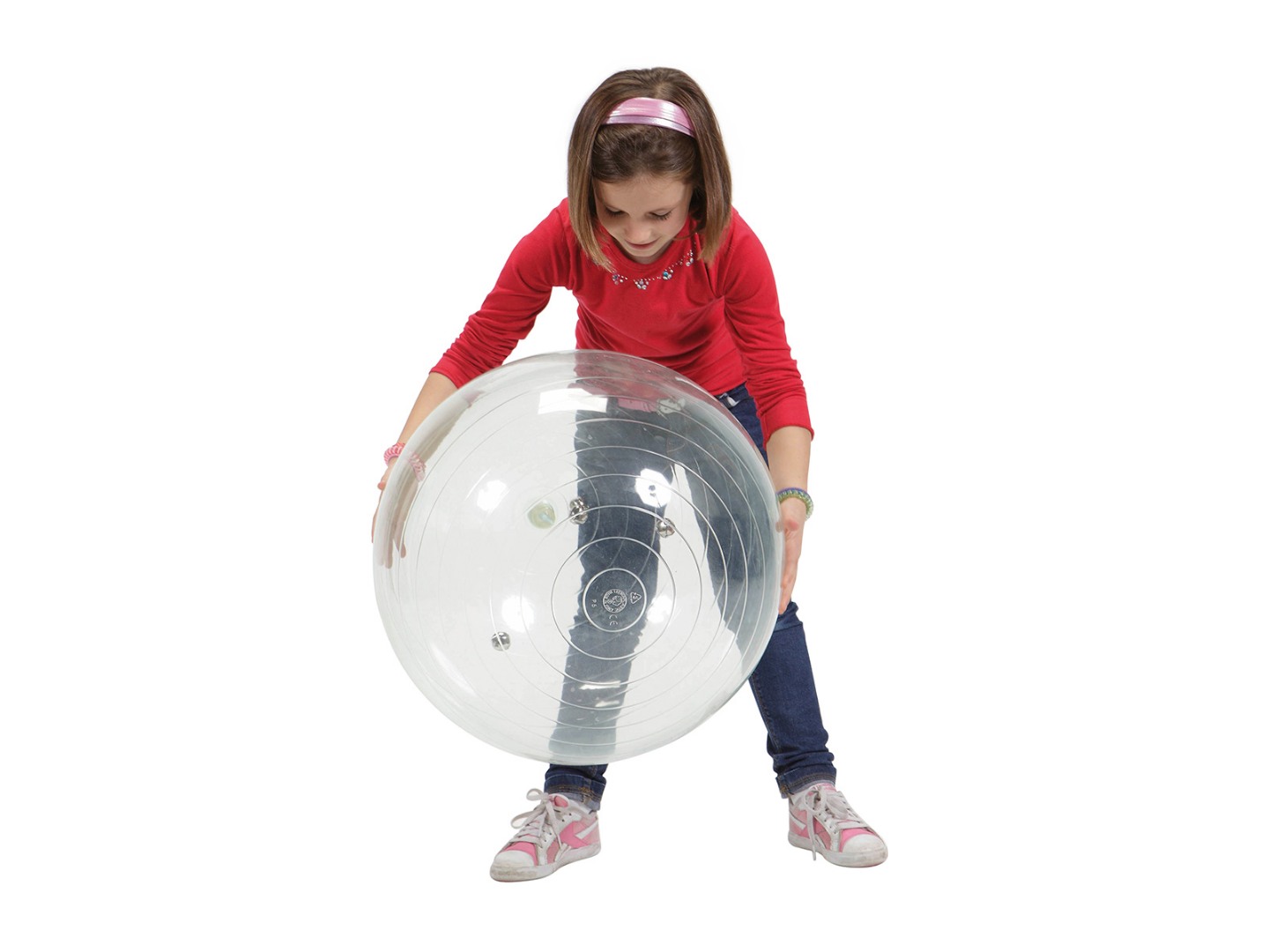 Transparent ball with bells Jinglin Ball, F50cm