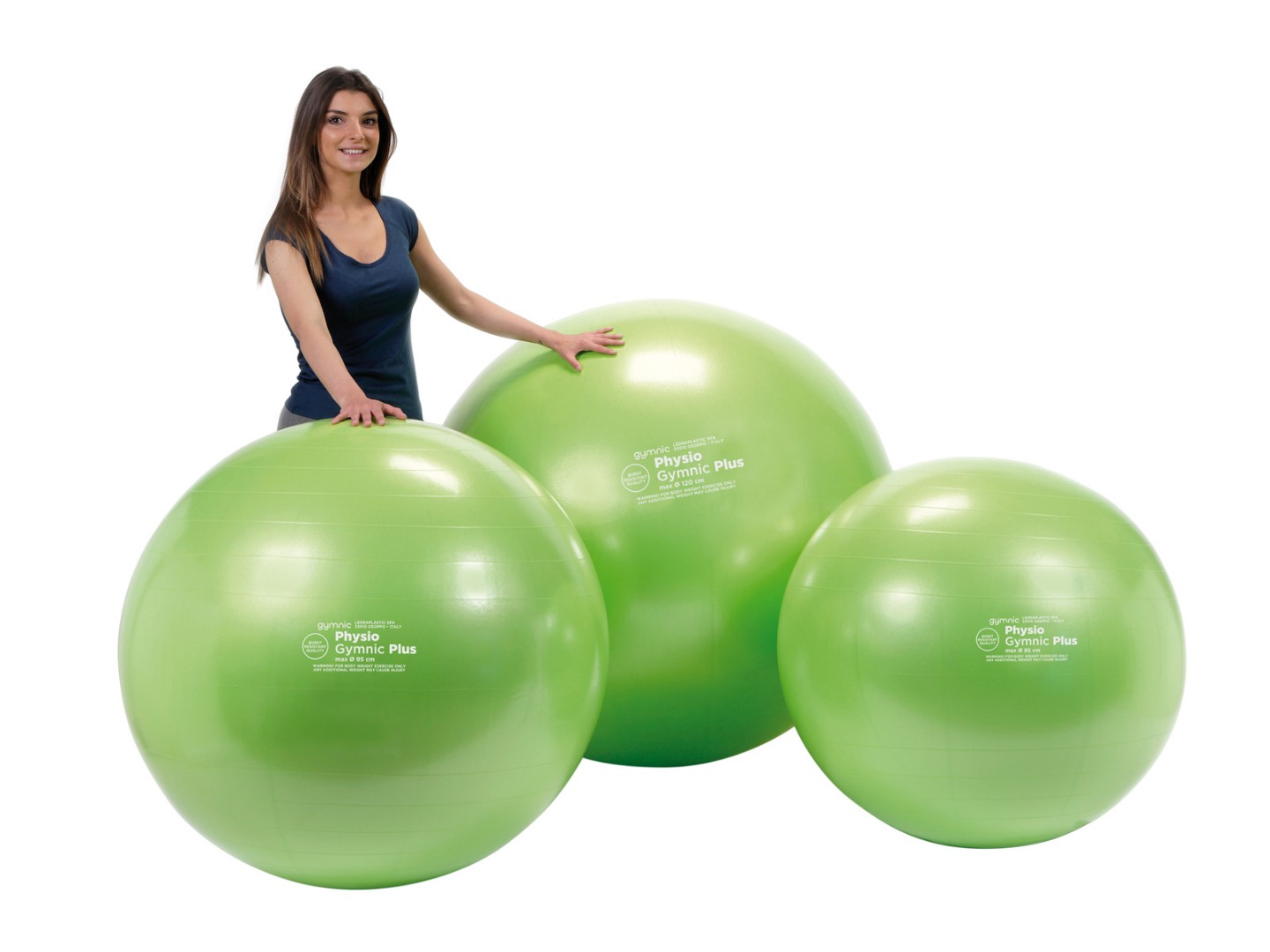 Μπάλα γυμναστικής Physio Gymnic Plus 120cm BRQ