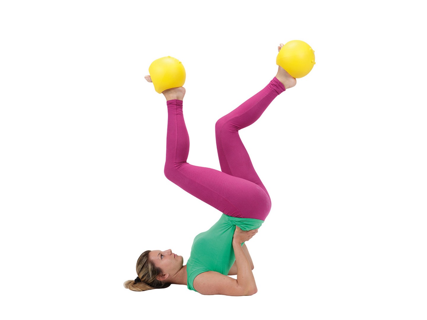 Training Ball ф18см – жълта - комплект 2бр.