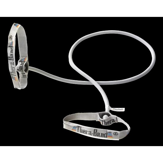 Ластично въже с гъвкави дръжки super heavy - сиво