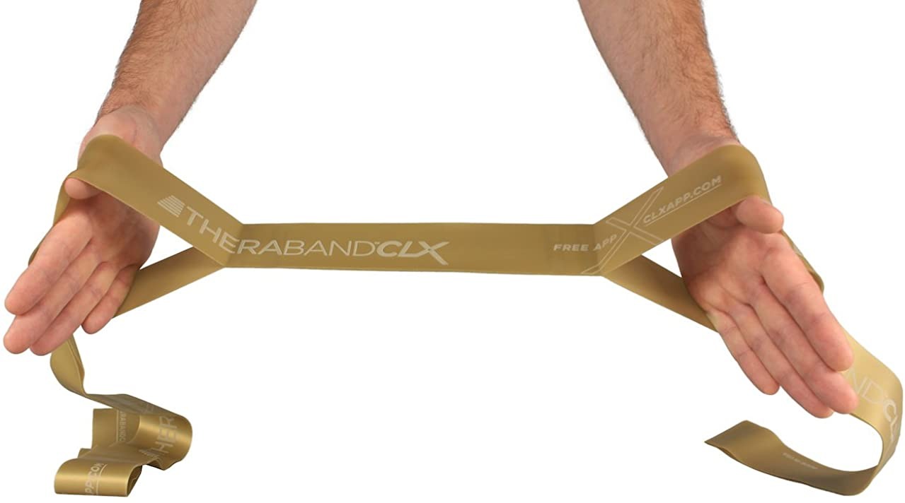 CLX лента с 11 примки Thera Band Consecutive Loops –  22м златна