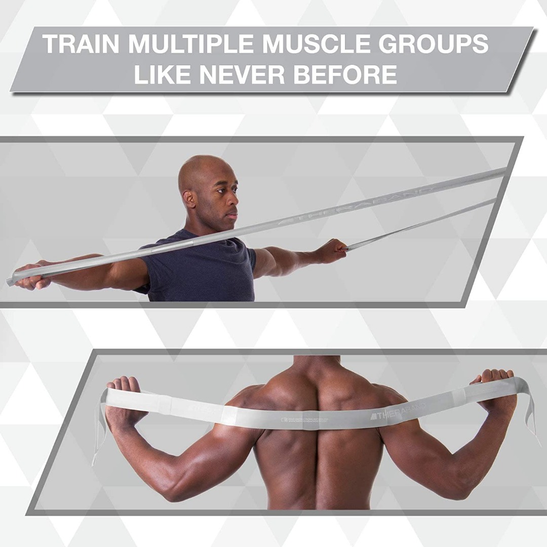 CLX лента с 11 примки Thera Band Consecutive Loops – 22м сребърна