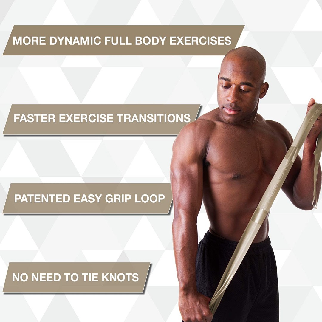 CLX лента с 11 примки Thera Band Consecutive Loops –  22м златна