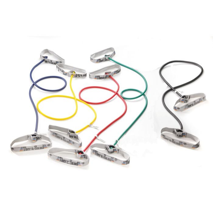 Ластично въже с гъвкави дръжки super heavy - сиво