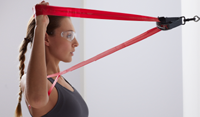 CLX лента с 11 примки Thera Band Consecutive Loops – 22м сребърна