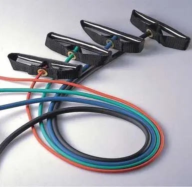 Ελαστικό σχοινί με εύκαμπτες λαβές - εξαιρετικά βαρύ - μπλε