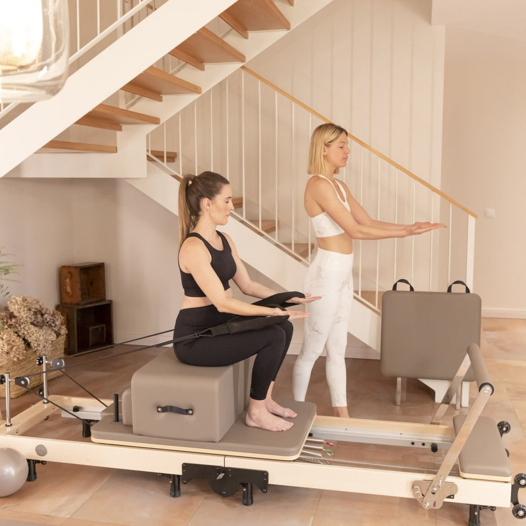 Сгъваем пилатес реформър за дома