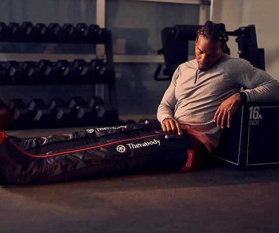 RecoveryAir JetBoots PRO Plus lymphatic drainage boots with LED light