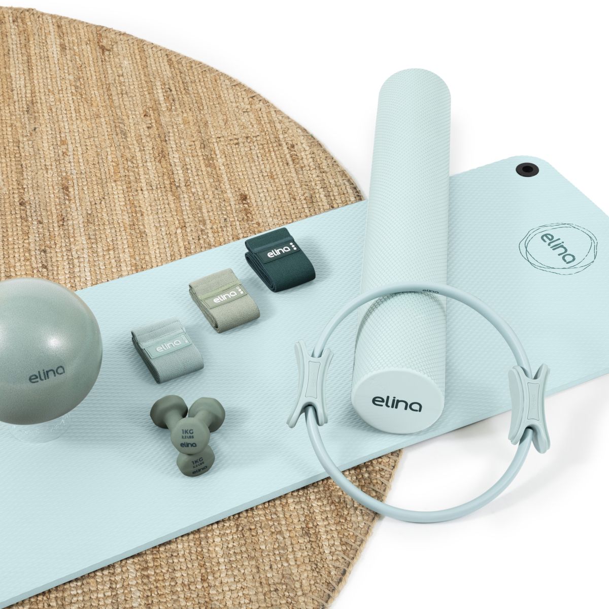 Complete Pilates Accessory Set | Green