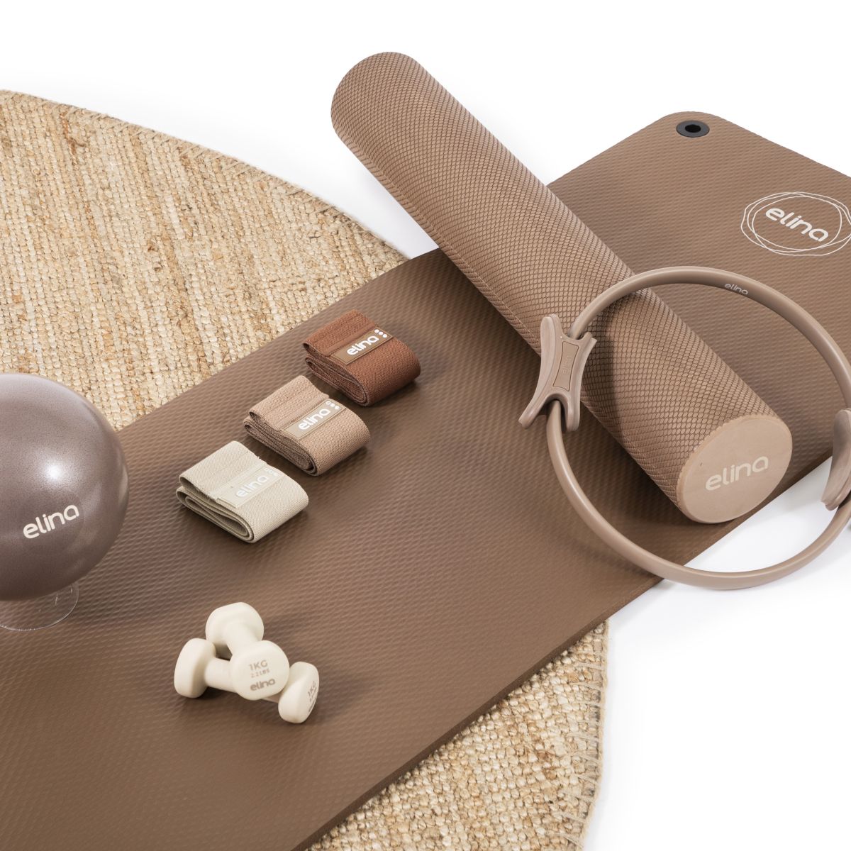 Complete Pilates Accessory Set | Ivory