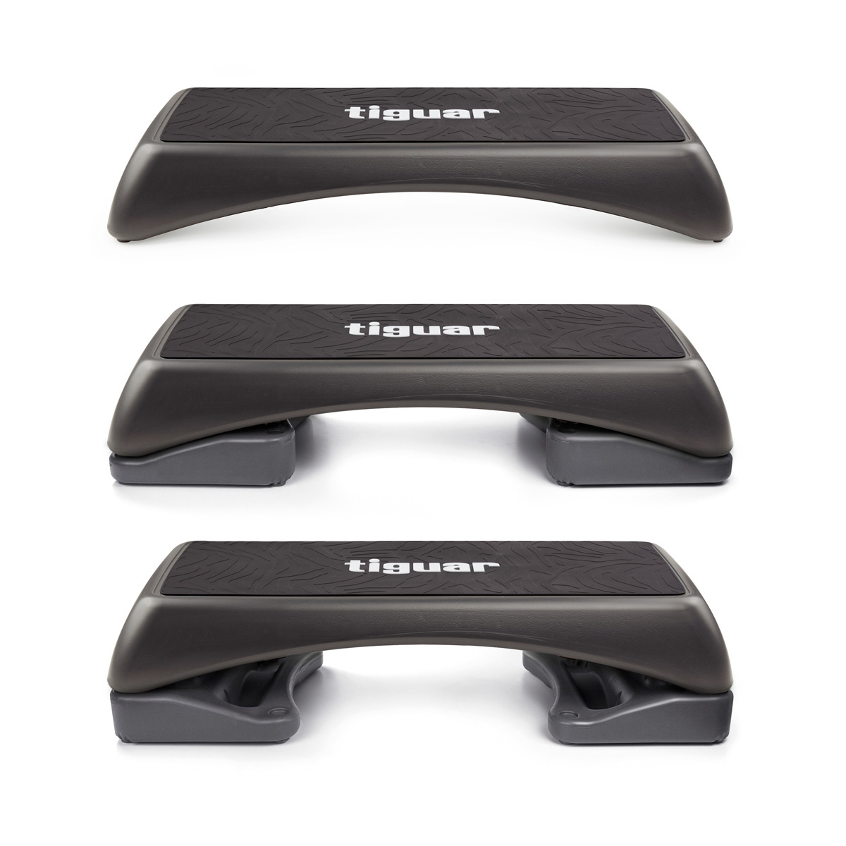 Fitness step Tiguar Step (Graphite)