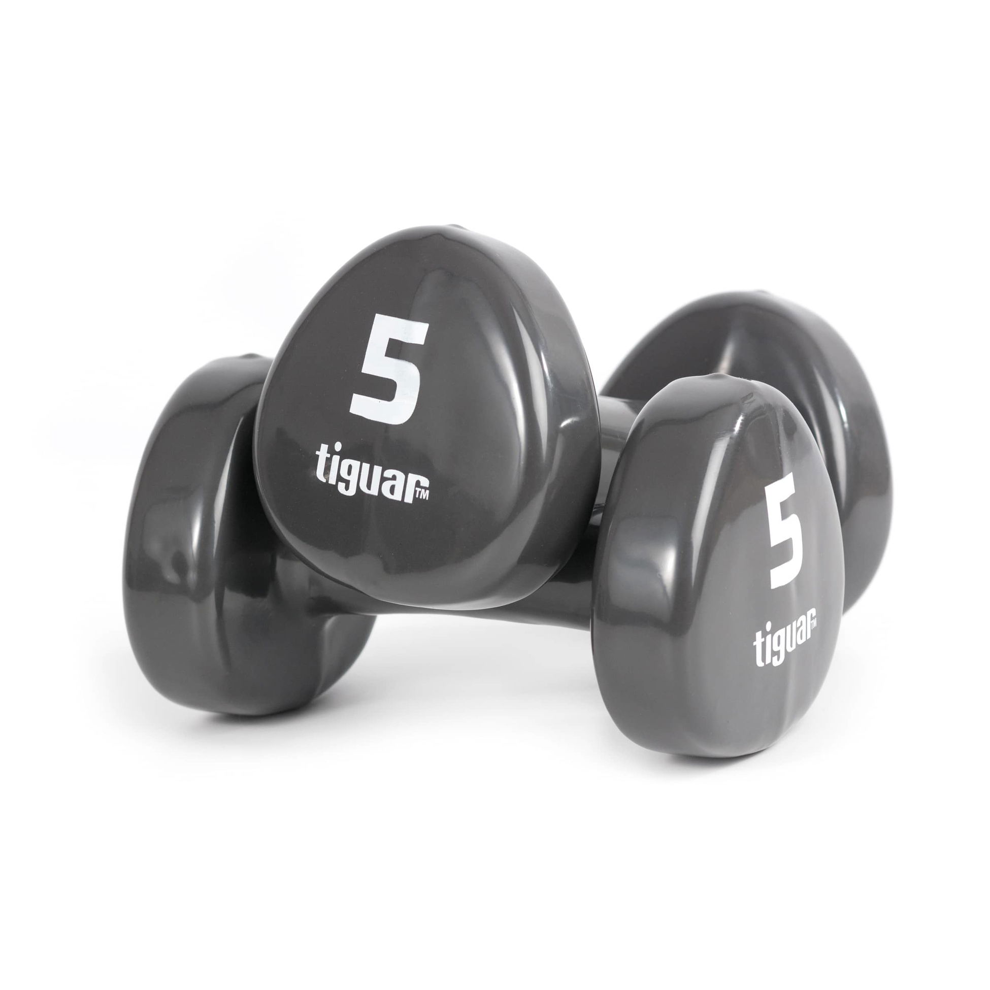 Гирички Tiguar Dumbbells 5,0 kg Pair (Dark Grey)