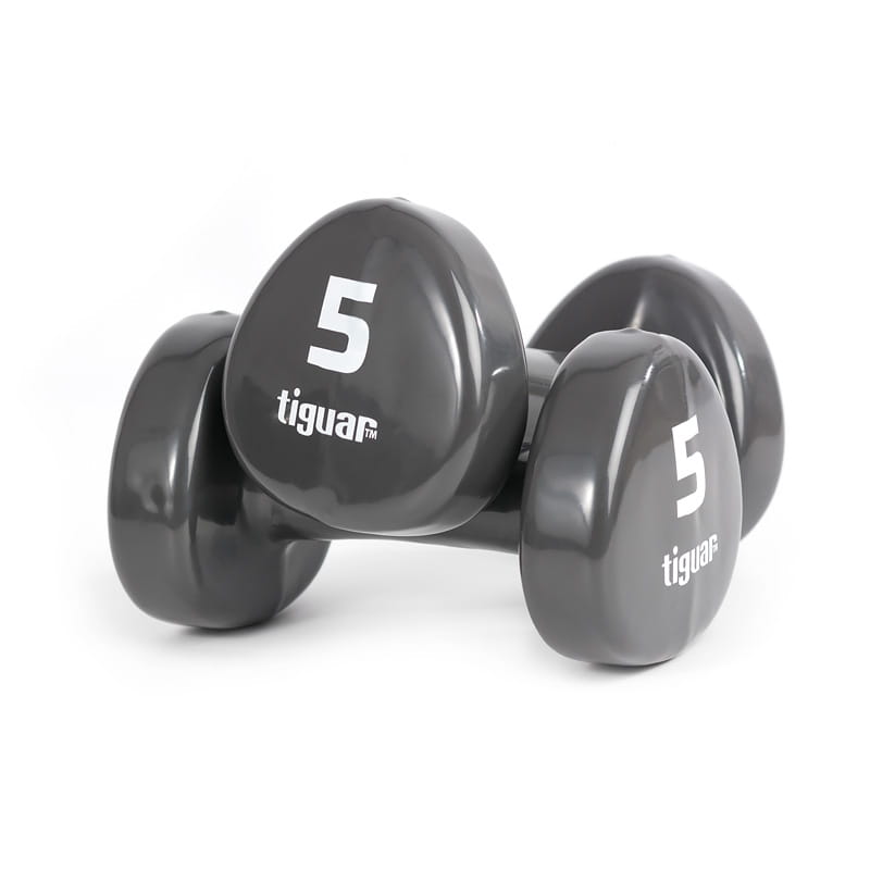 Гирички Tiguar Dumbbells 5,0 kg Pair (Dark Grey)