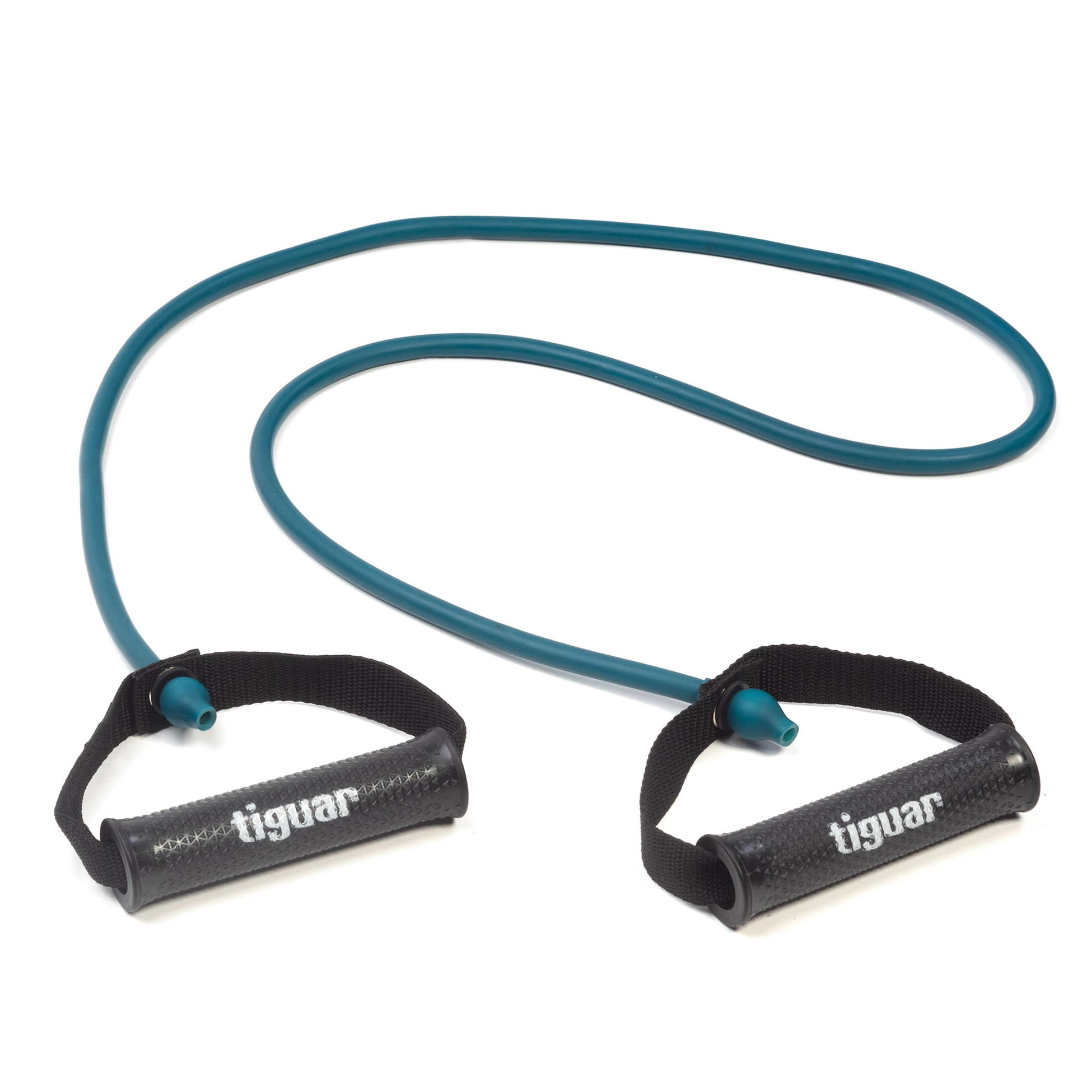 Фитнес ластик с дръжки Tiguar Maxi Tube 2.0. (Medium - Marine)