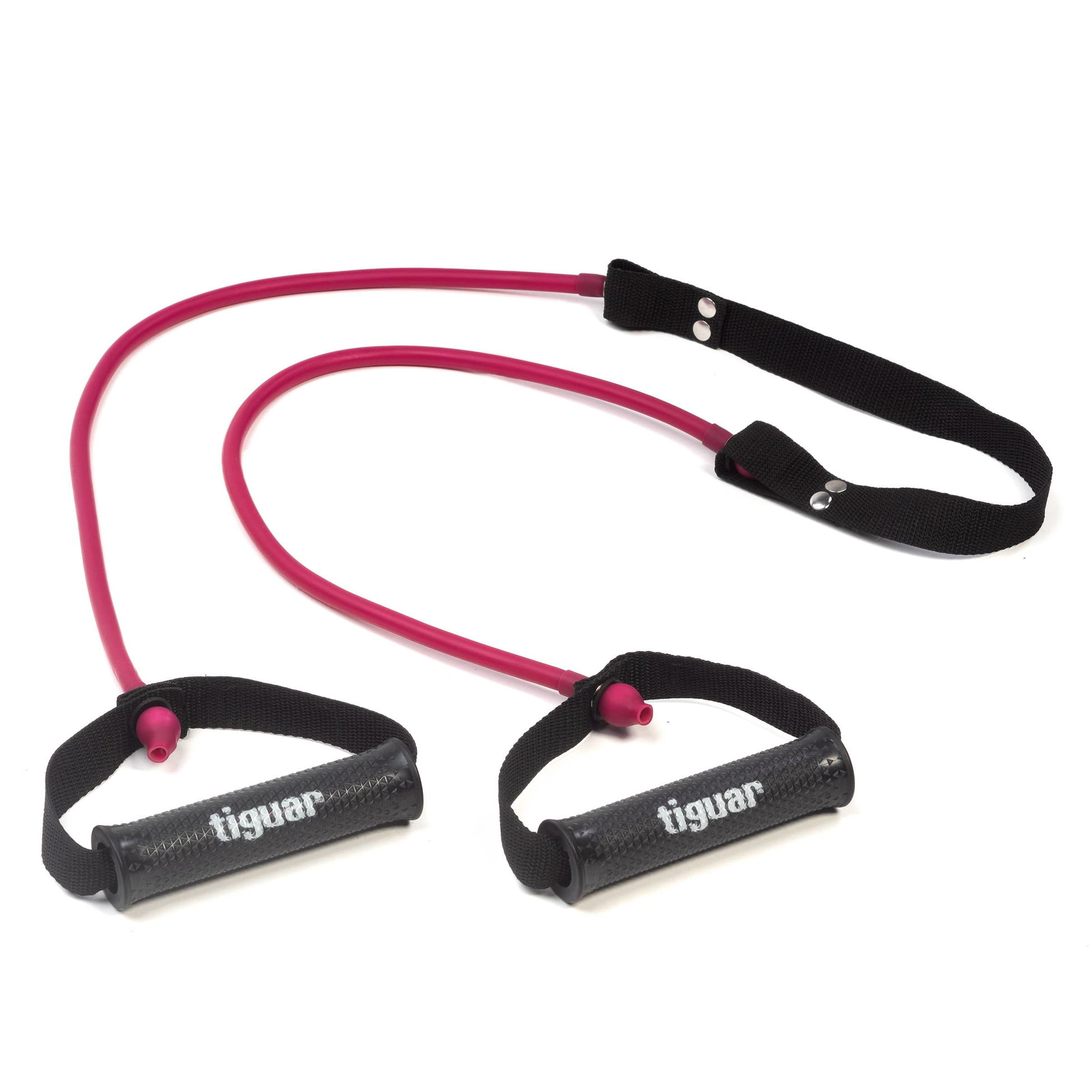 Фитнес ластик с дръжки Tiguar Mega Tube 2.0. (Light - Purple)