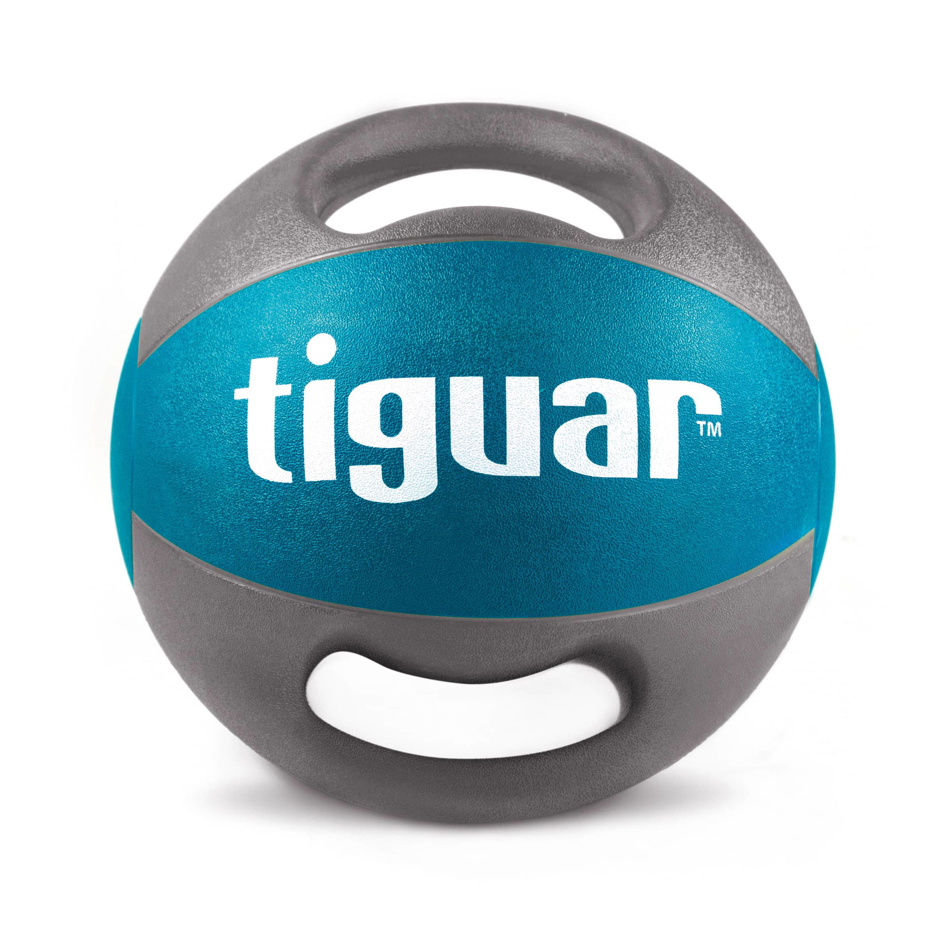 Медицинска топка Tiguar Medicine Ball with Handles 6,0 kg (Marine/Grey)