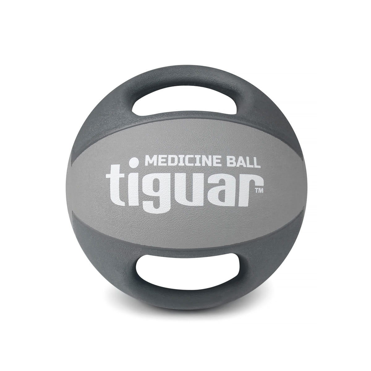 Медицинска топка Tiguar Medicine Ball with Handles 10,0 kg (Aubergine/Grey)