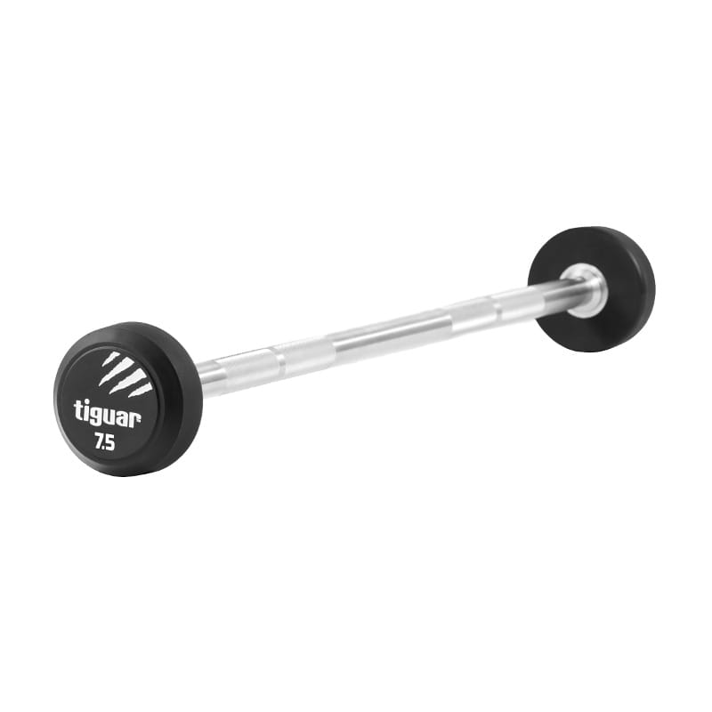 Права щанга с фиксирана тежест Tiguar Straight PU Barbell 7,5 kg