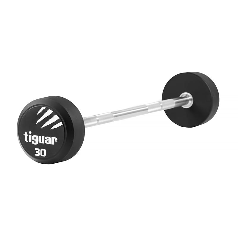 Права щанга с фиксирана тежест Tiguar Straight PU Barbell 30 kg