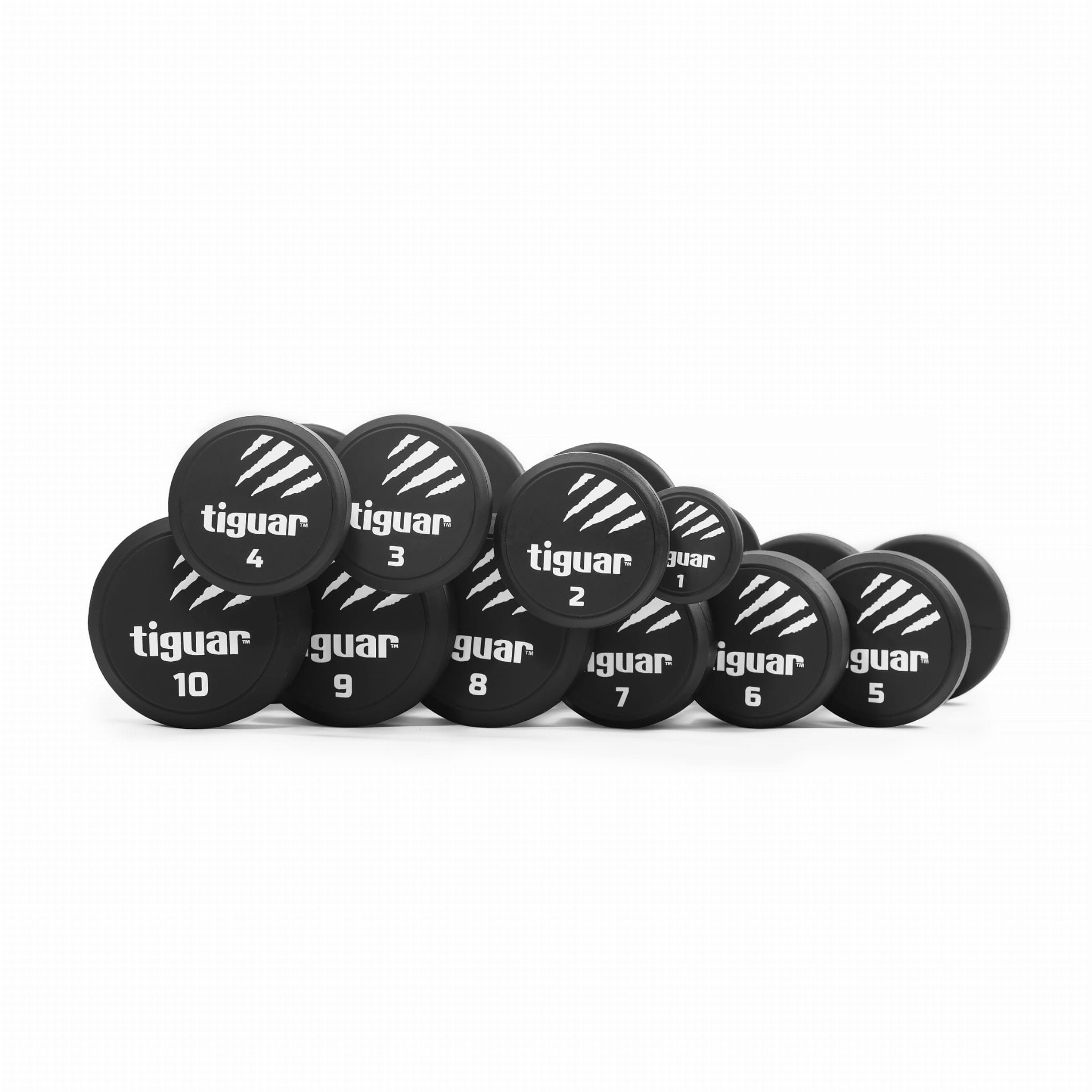 Комплект дъмбели Tiguar PU Dumbbells 1 – 10 kg (Set)