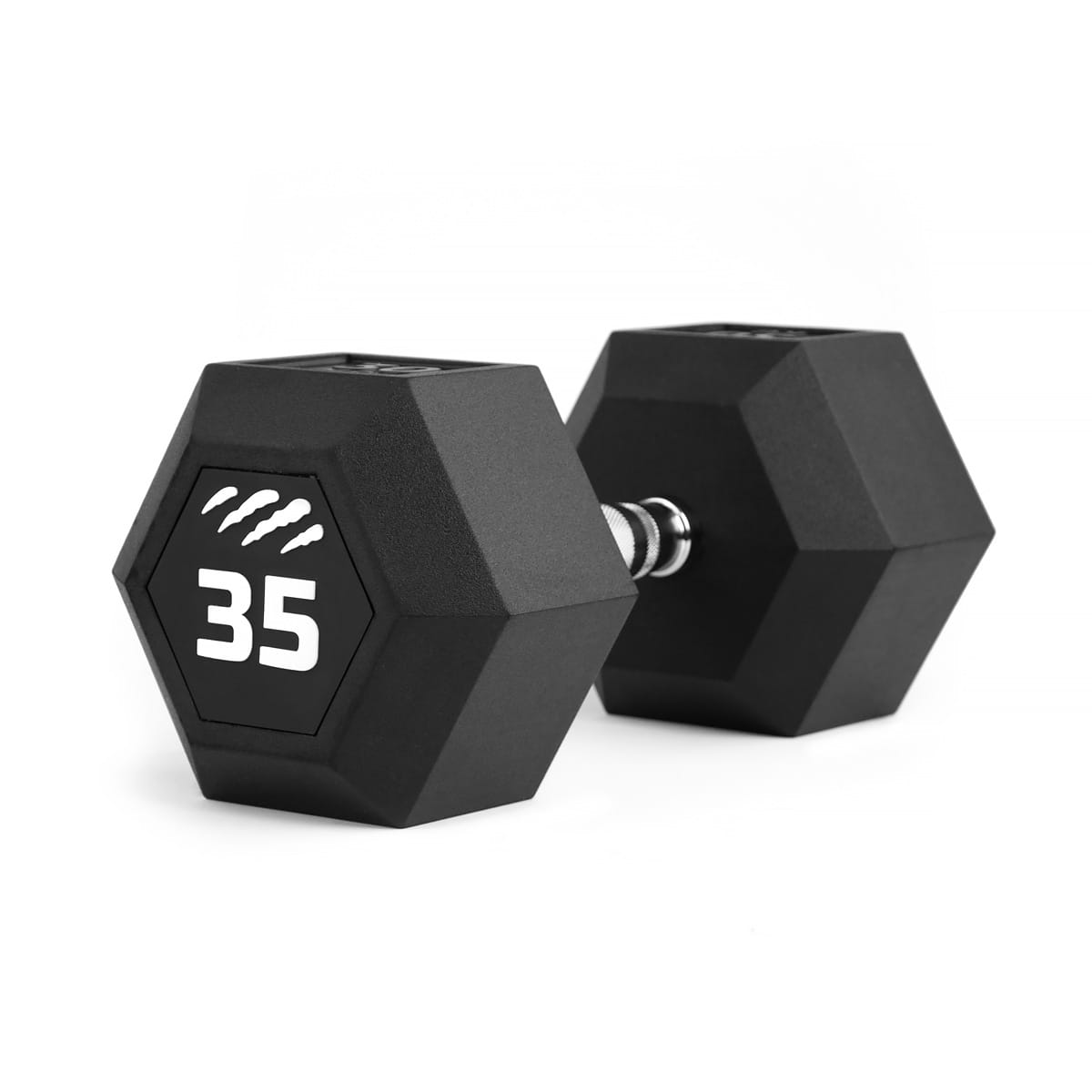 Шестоъгълен дъмбел Tiguar Hex Dumbbell 35 kg