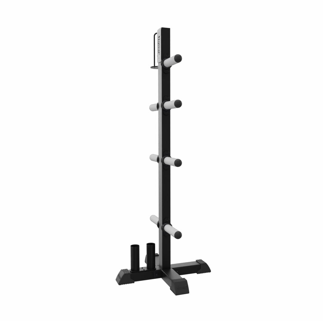 Стойка за дискове и лостове Tiguar Weight Plate Rack (for 2 Sets of Tiguar PU Weight Plates 1,25 kg – 25 kg and 2 Training Bars)