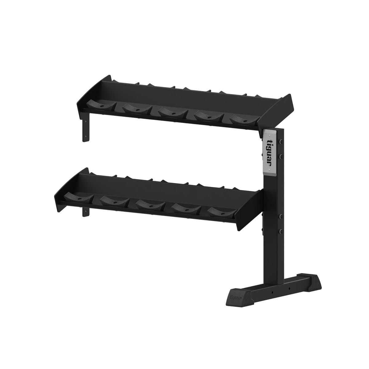 Стойка за дъмбели Tiguar Module Dumbbell Rack with CAPS (for 5 Pairs of Tiguar PU Dumbbells)