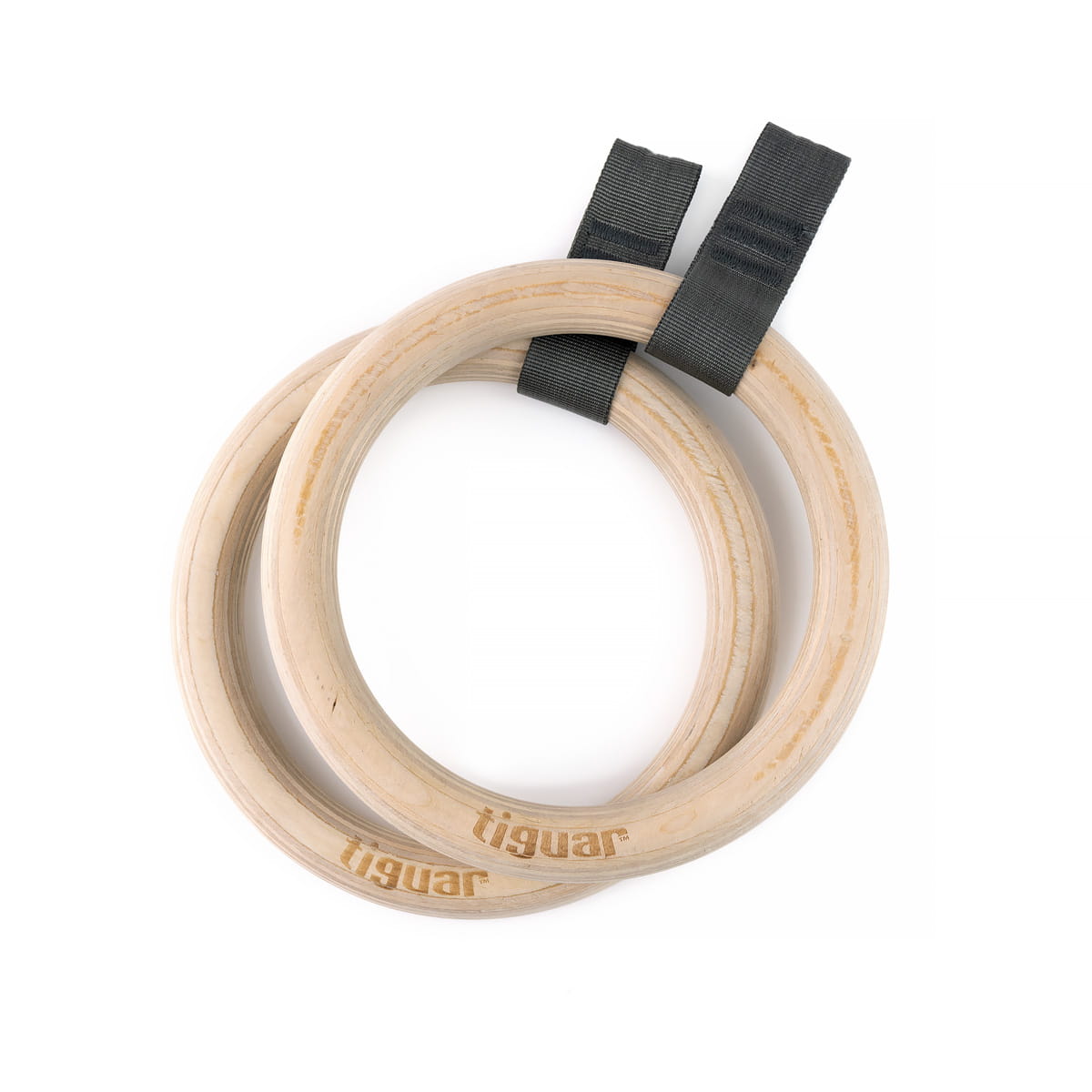 Wooden gymnastic rings Tiguar Alfa PRO Wooden Rings 2 pcs
