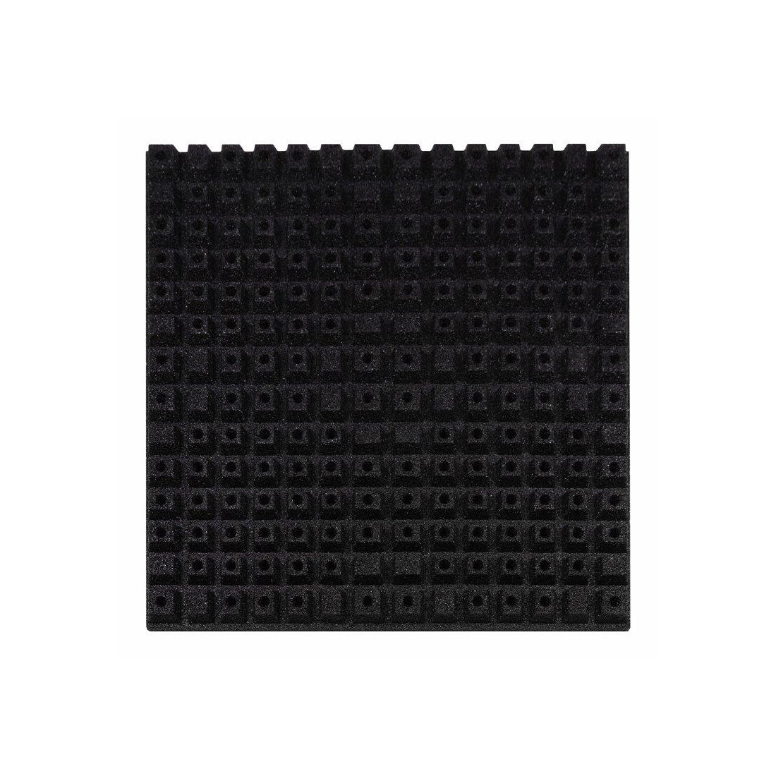 Ударопоглъщаща фитнес настилка Tiguar ANTISHOCK – 40 mm, 100 × 100 cm, Black