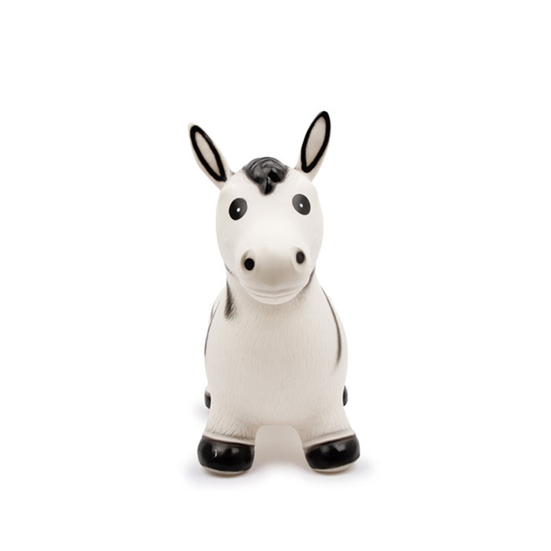 Small Foot Zebra, jumping, rubber, 57 x 27 x 50 cm